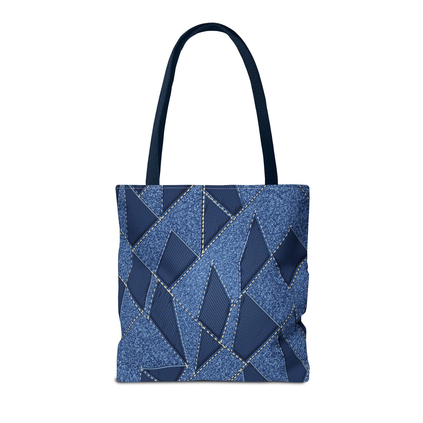 Denim Fabric Imitation Print Unisex Canvas Bag Poly Spun 3 Sizes Tote Bag 103
