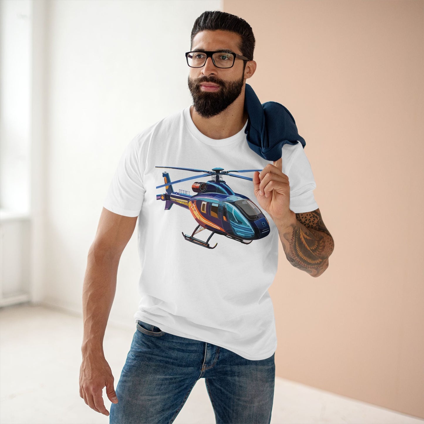Chopper Graphic Unisex 100 Cotton Staple Tee 14