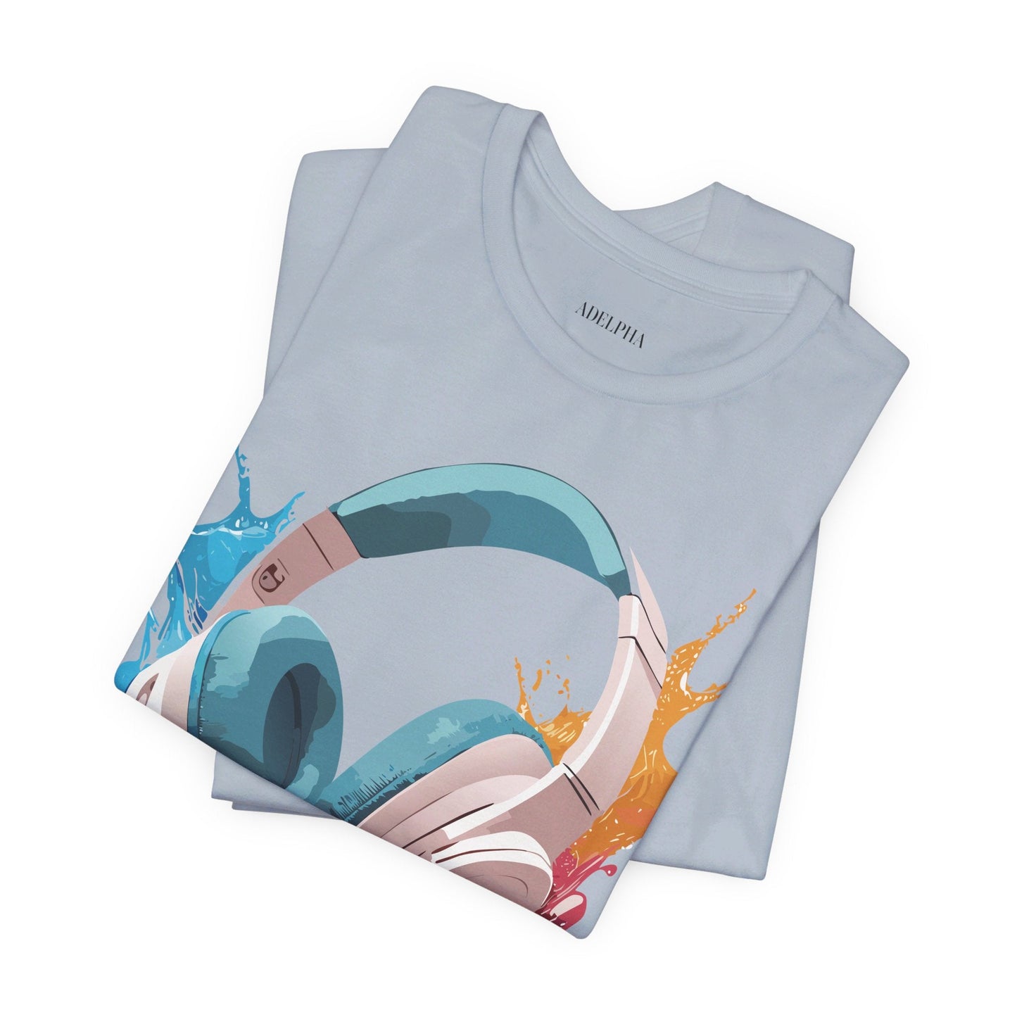 Music Graphic T Shirt Unisex Jersey Short Sleeve With Vintage Inspired Artwork Adelpha