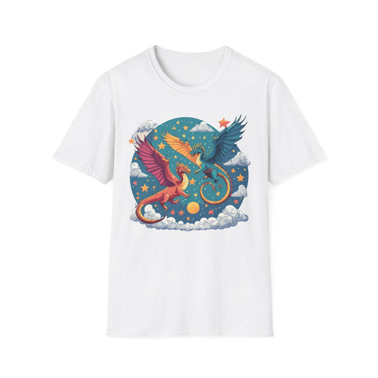 Dragon Graphic Unisex 100 Cotton Tee with Animal Artwork Design 18