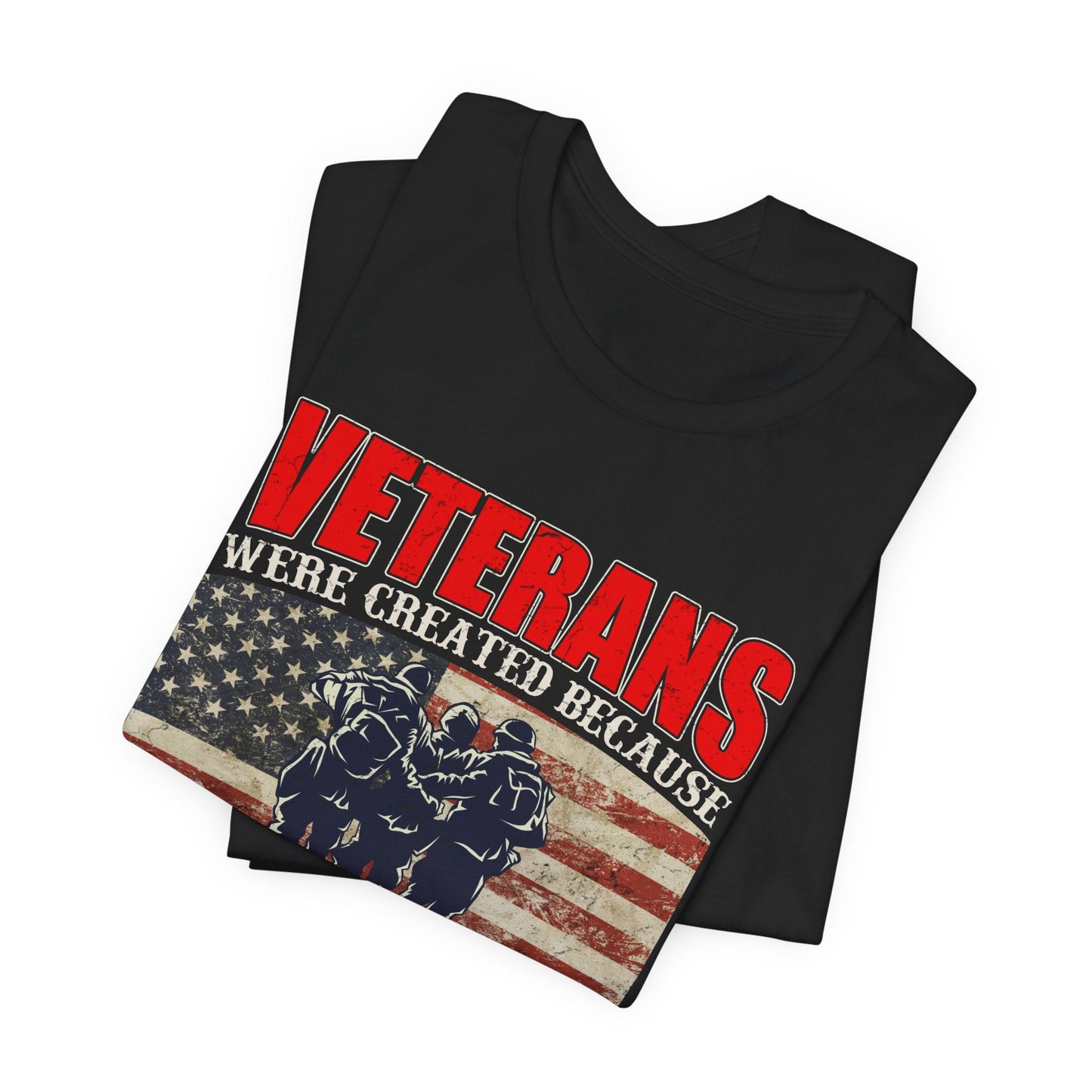 Army Veteran Patriotic Graphic Design Unisex Cotton T-Shirt v41