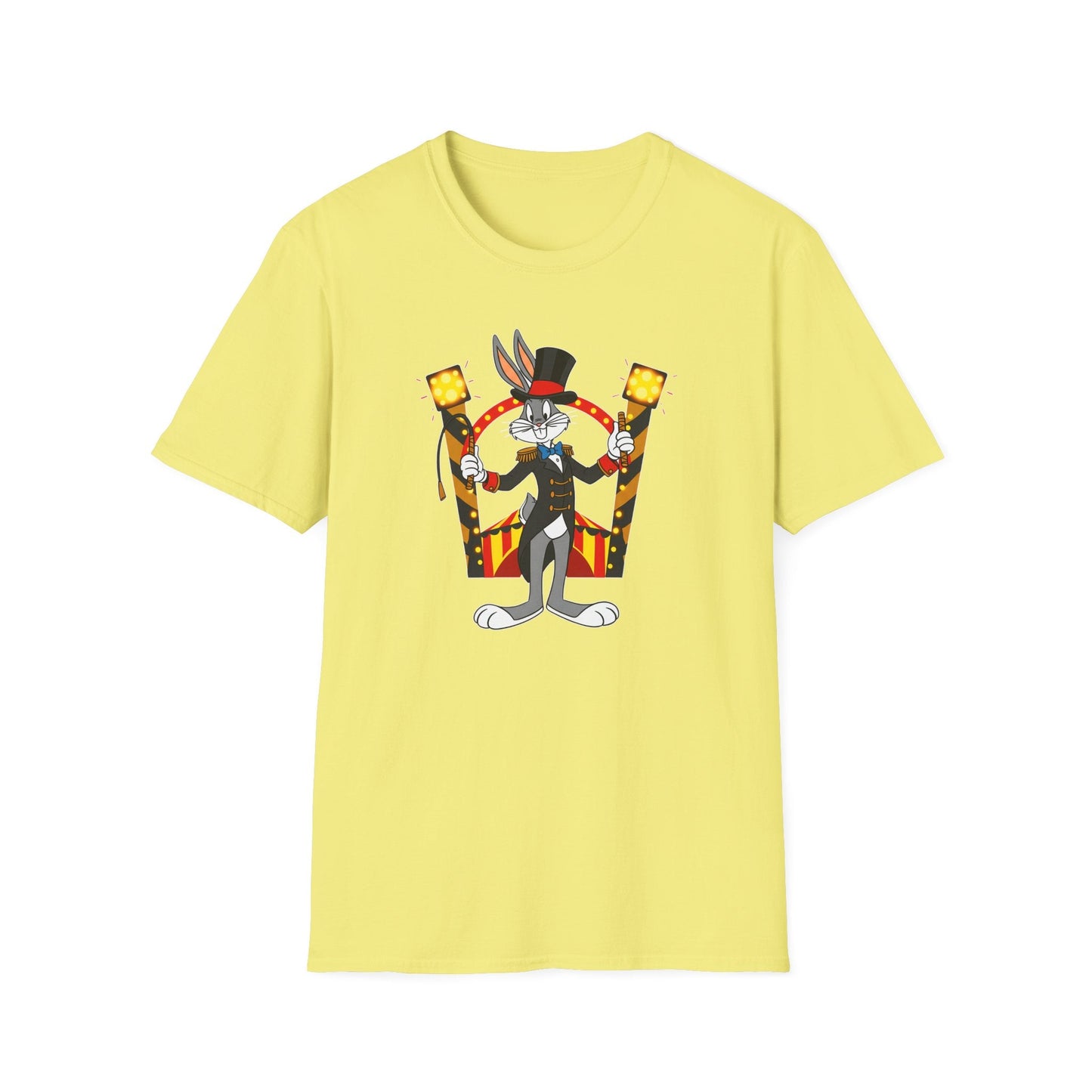 Bugs Bunny T Shirt Unisex Cartoon Tee Gildan Softstyle 64000 Tee Comfort Cotton Fabric
