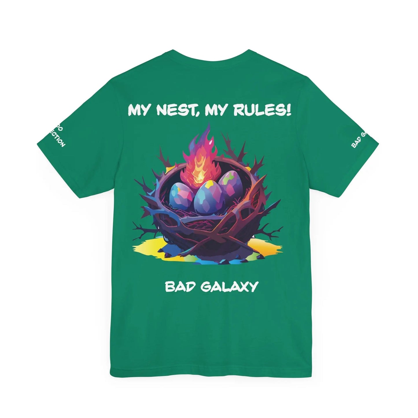 Animal T Shirt Bad Galaxy Made To Order 100 Percent Cotton Eco Friendly Non Toxic Inks USA