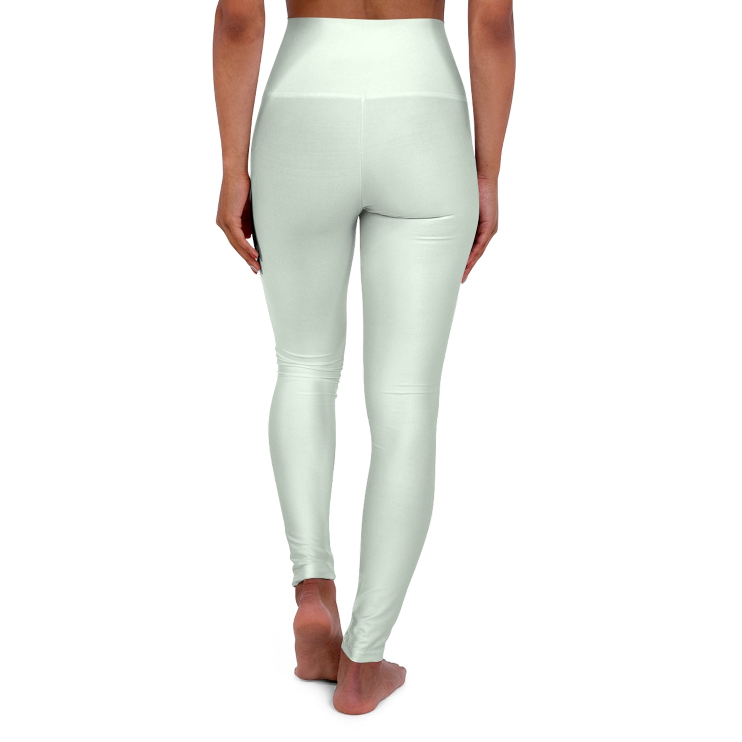 Honeydew Mint Color High-Waist Yoga Leggings Women's Seamless Poly-Span Stretchy Pants XS-2XL