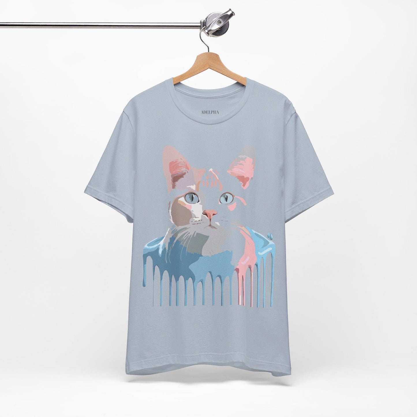 Adelpha Cat Graphic T Shirt Unisex Short Sleeve Vintage Artwork Tee