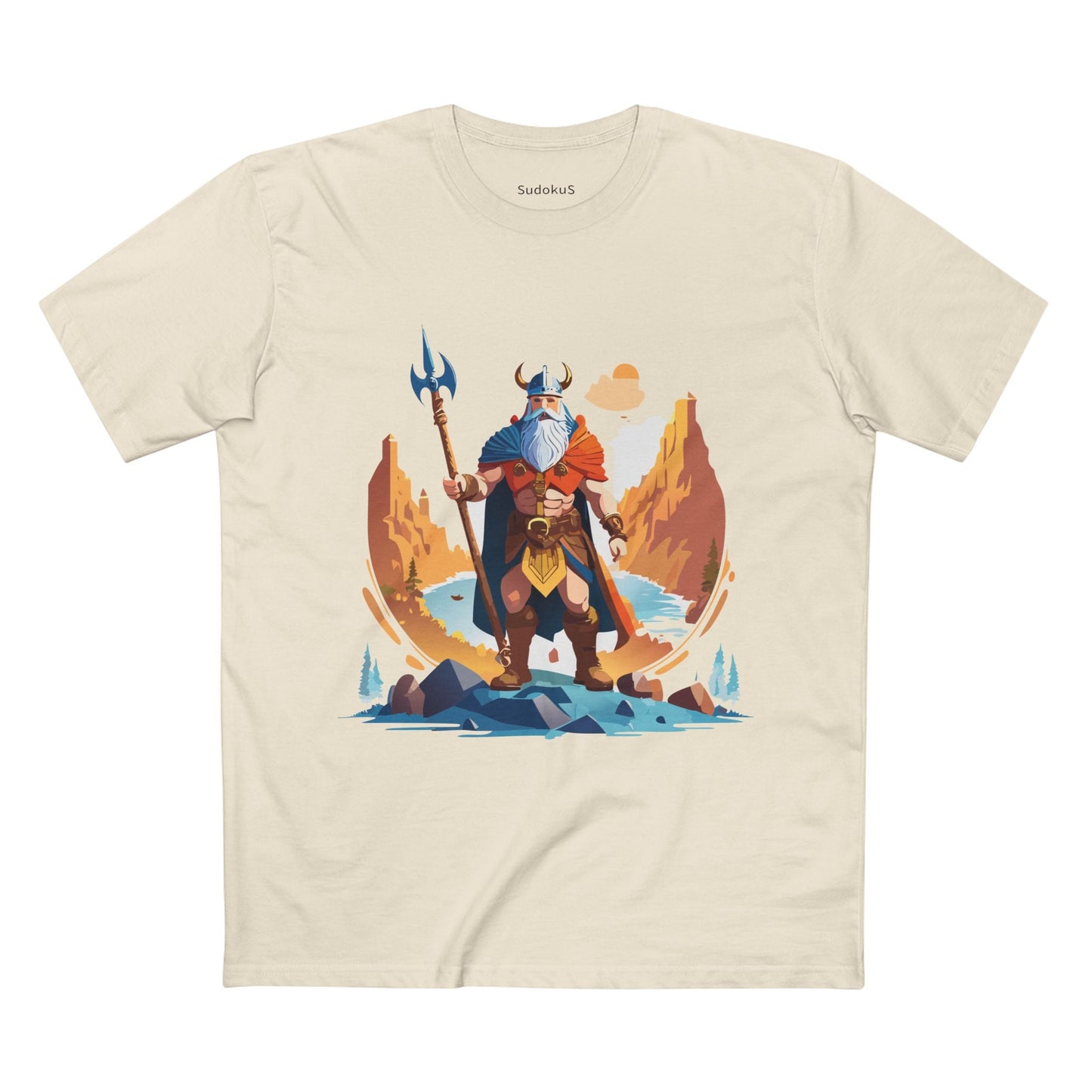 Viking Graphic Unisex 100 Cotton Staple Tee 2