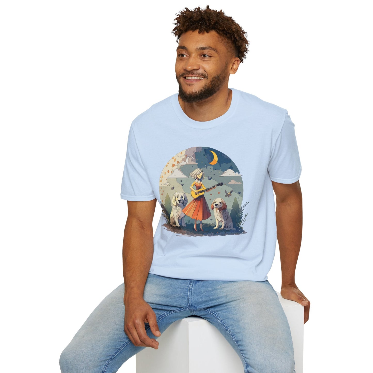 Womens Graphic T Shirts Art Design Tee Softstyle Gildan 64000 100 Percent Cotton