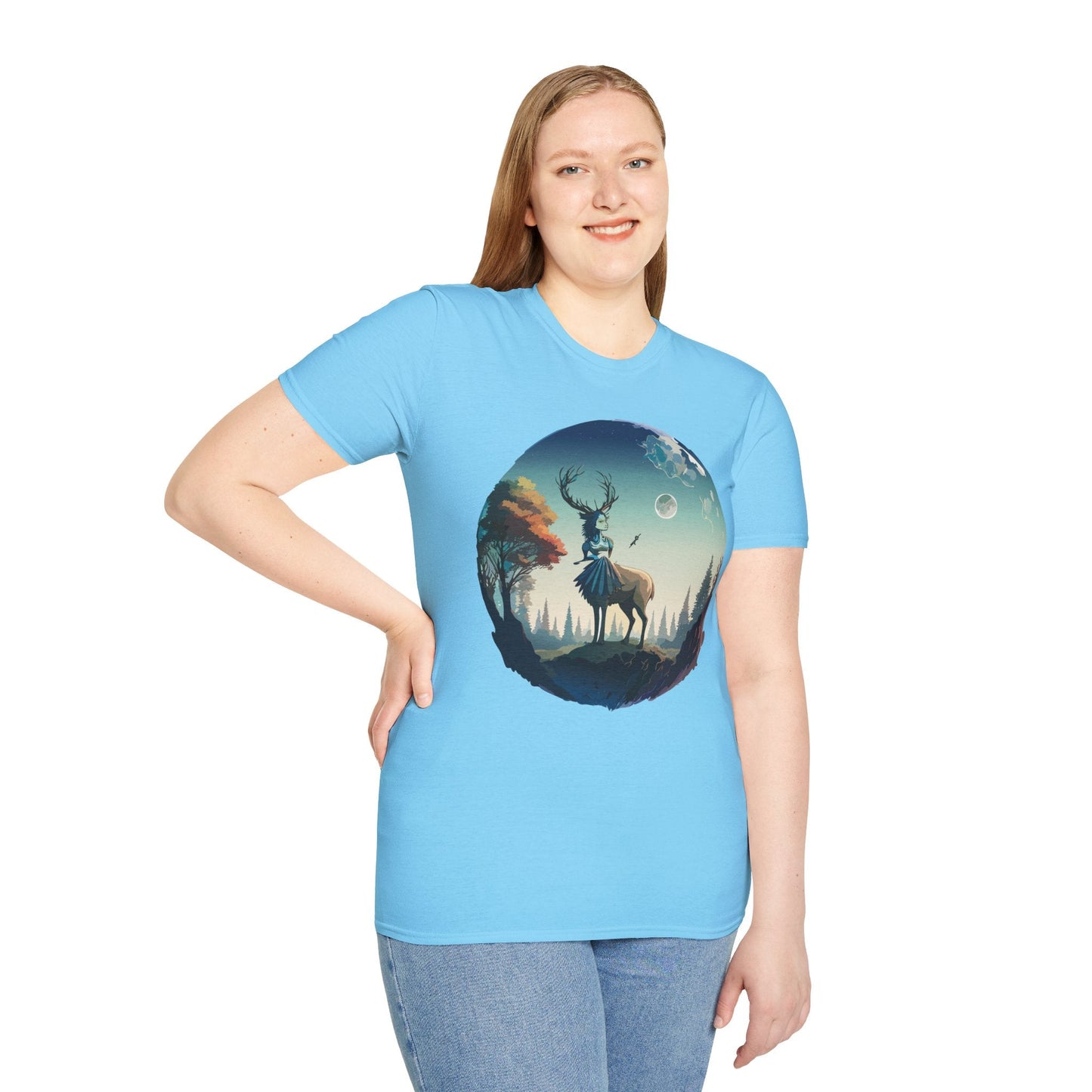 Womens Graphic T Shirts Art Design Tee Gildan Softstyle 64000 100 Percent Ring Spun Cotton Unisex
