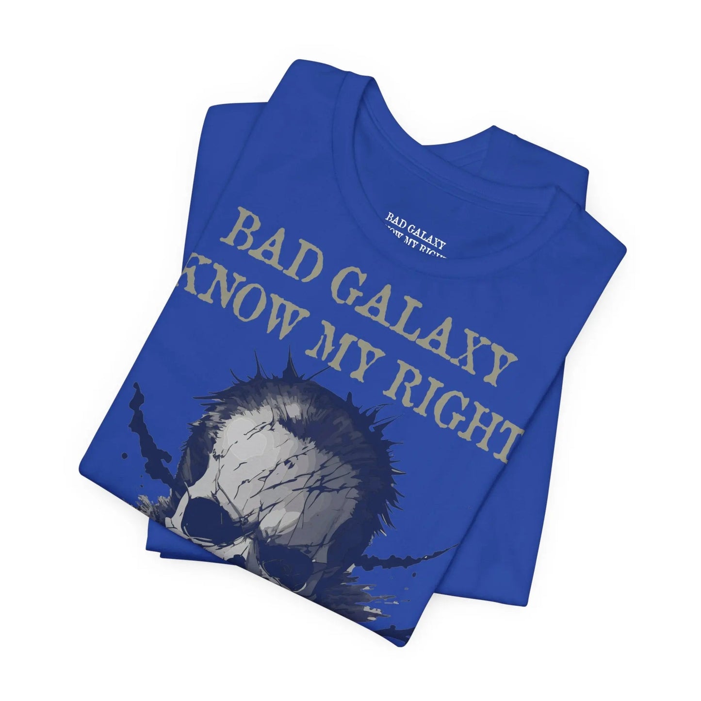 Bad Galaxy Skull T Shirt Made In USA 100 Percent Cotton Eco Friendly Inks Durable Stitching