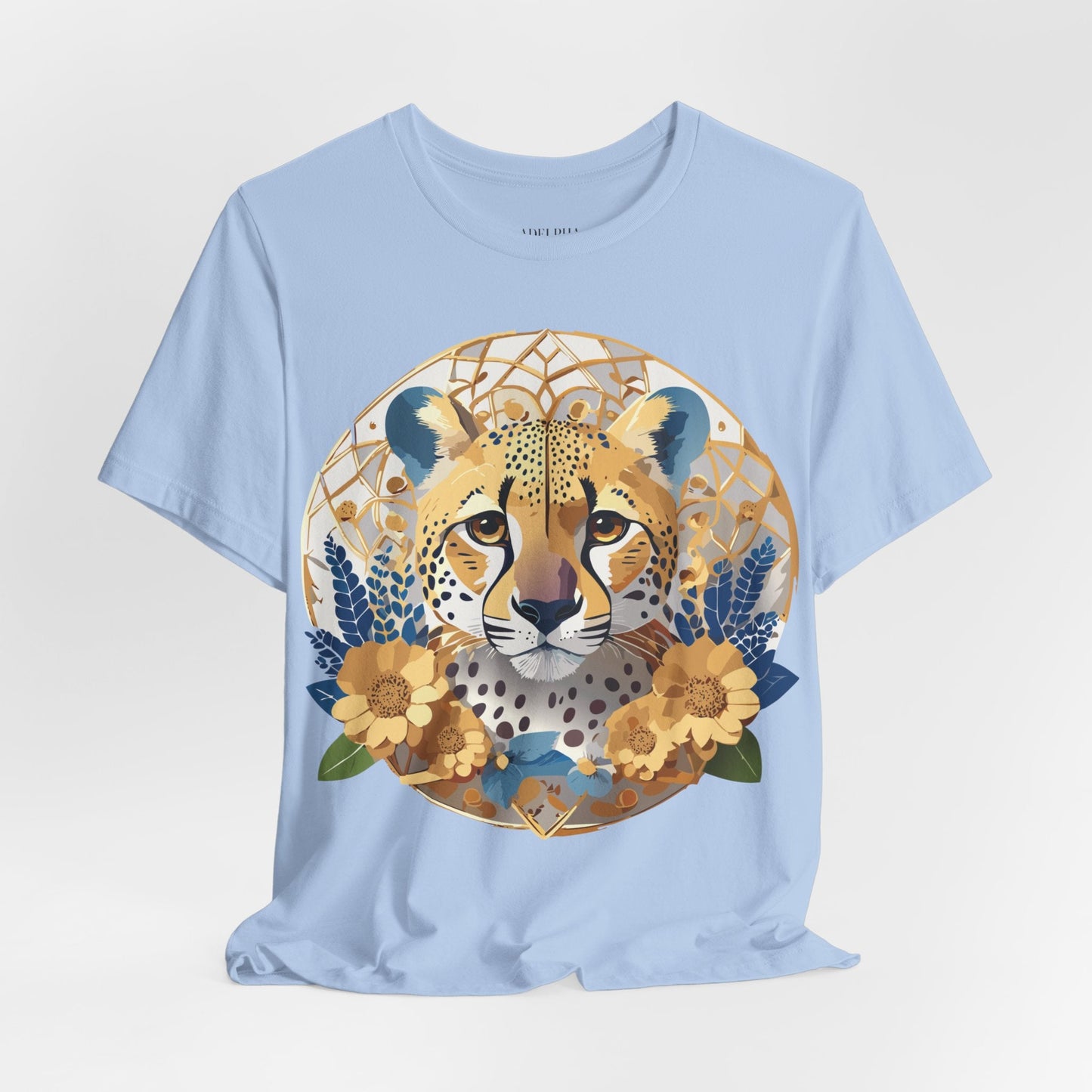 Medallion Graphic Unisex 100 Cotton Vintage Animal Medal Artwork Tee 53