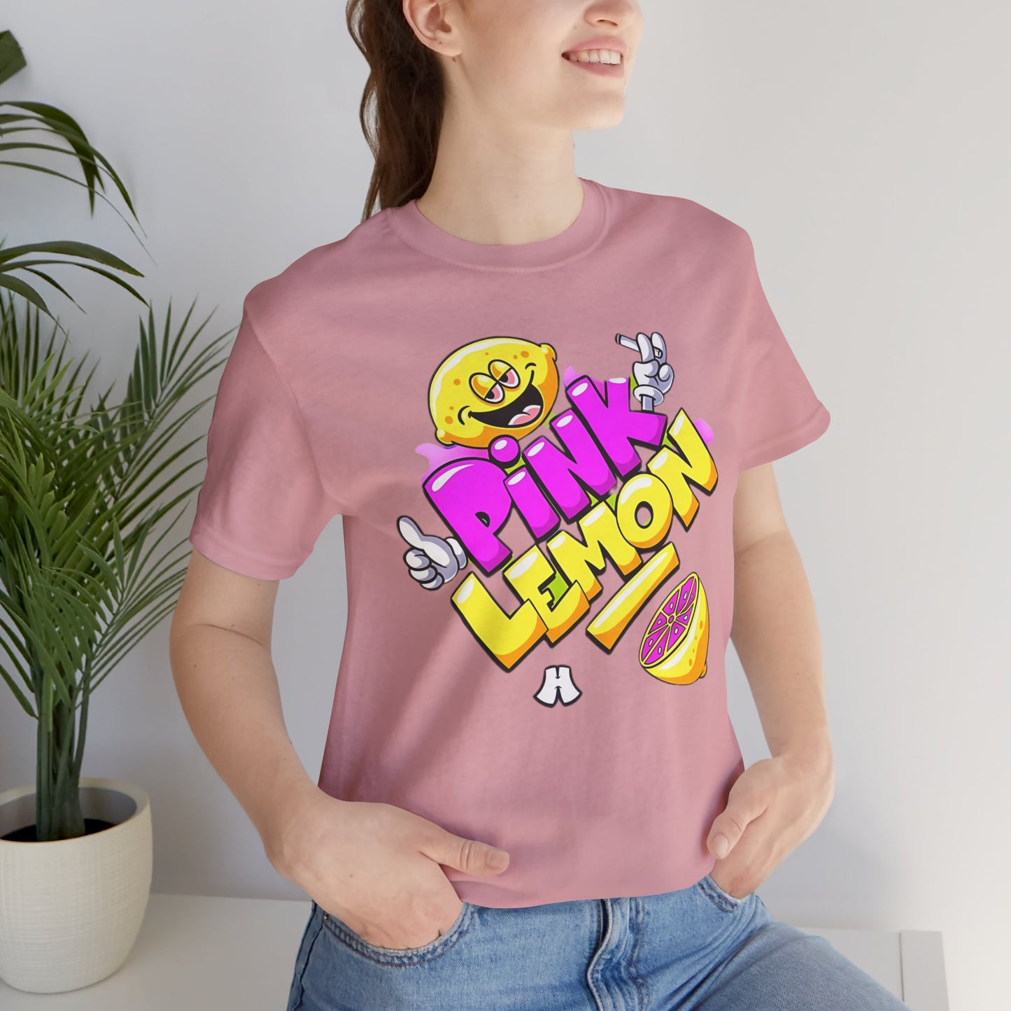 Lemon Graphic Tee, Graphic T-Shirt, Funny Lemon Shirt, Cute Cartoon Tees, Art T-Shirt, Art Design Tees