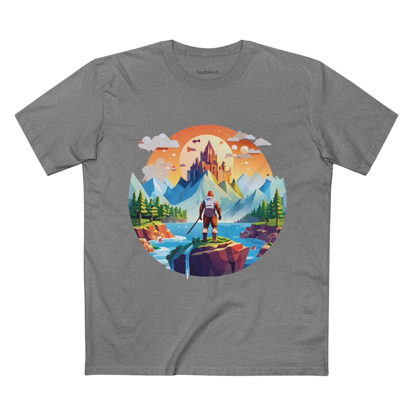 Adventures Graphic Unisex 100 Cotton Staple Tee 6