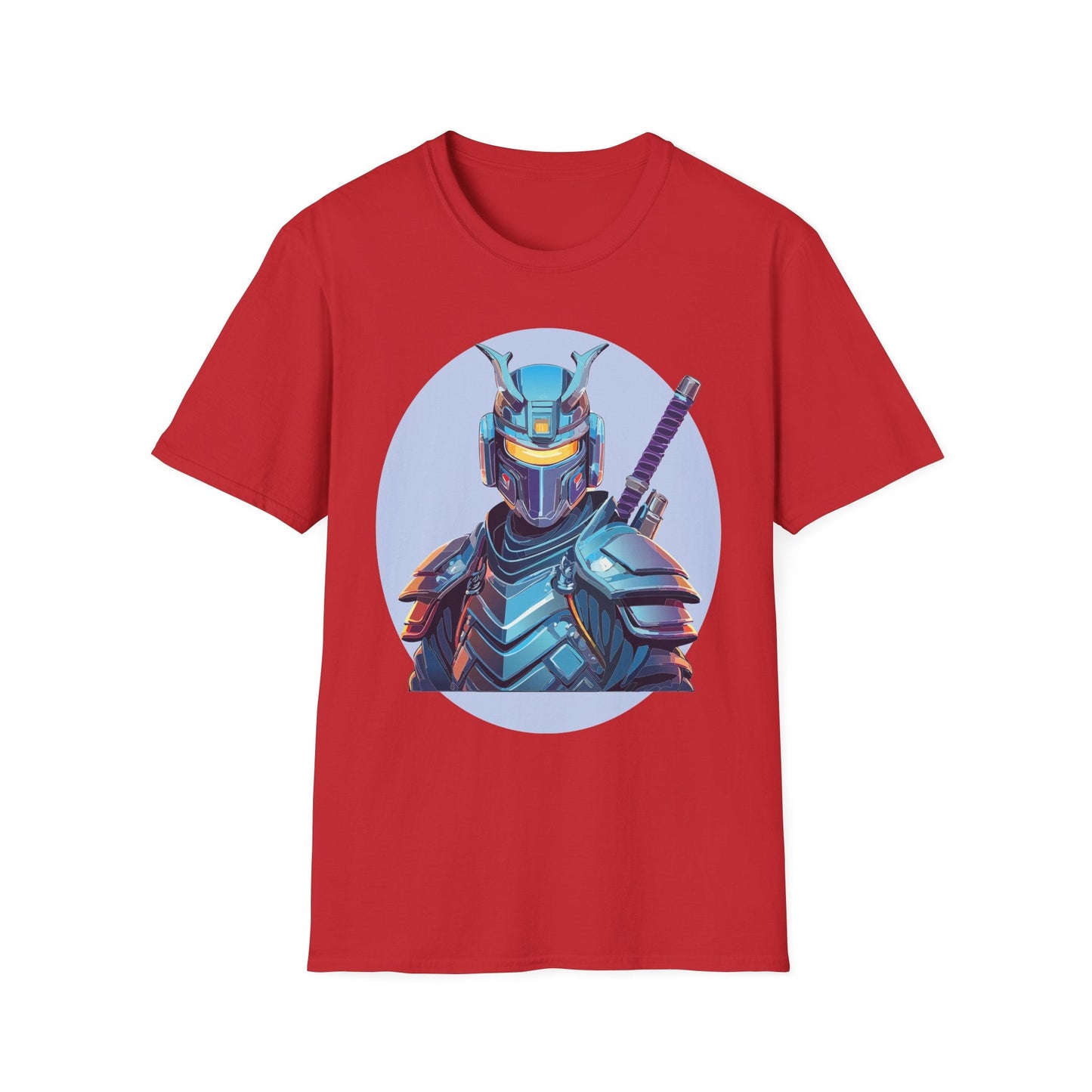 Samurai Shirt Unisex Softstyle Tee 64000 Gildan 100 Percent Ring Spun Cotton Comfort Fit