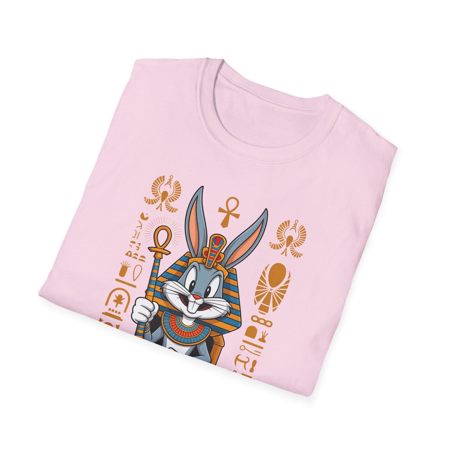 Bugs Bunny T Shirt Unisex Softstyle 64000 Cartoon Animation Tee Ring Spun Cotton