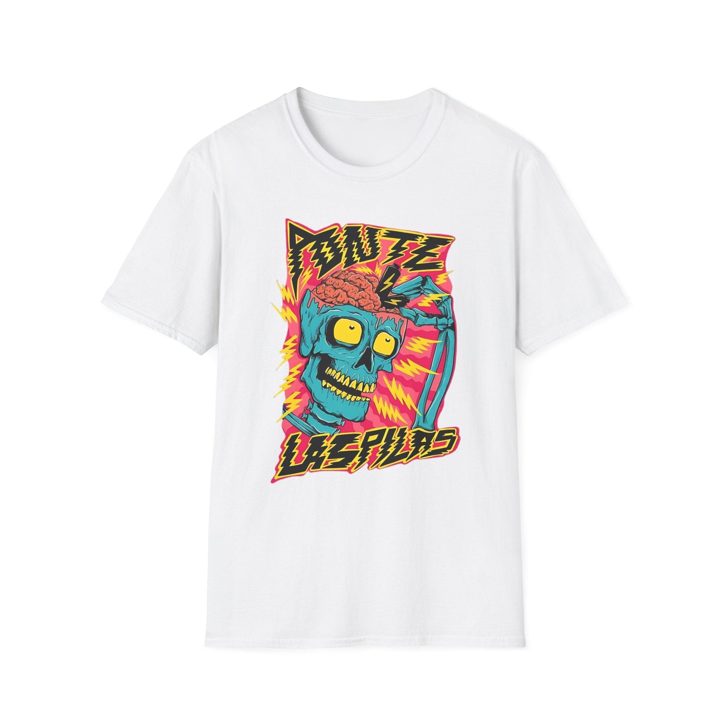 Skull Tee Shirt Unisex Skeleton Shirt Gildan Softstyle 64000 100 Percent Ring Spun Cotton
