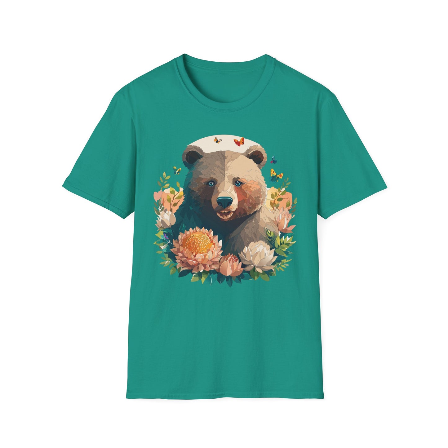Bear T-Shirt, Teddy Bear T Shirt, Shirt with Bear, Shirt with Animal - 2