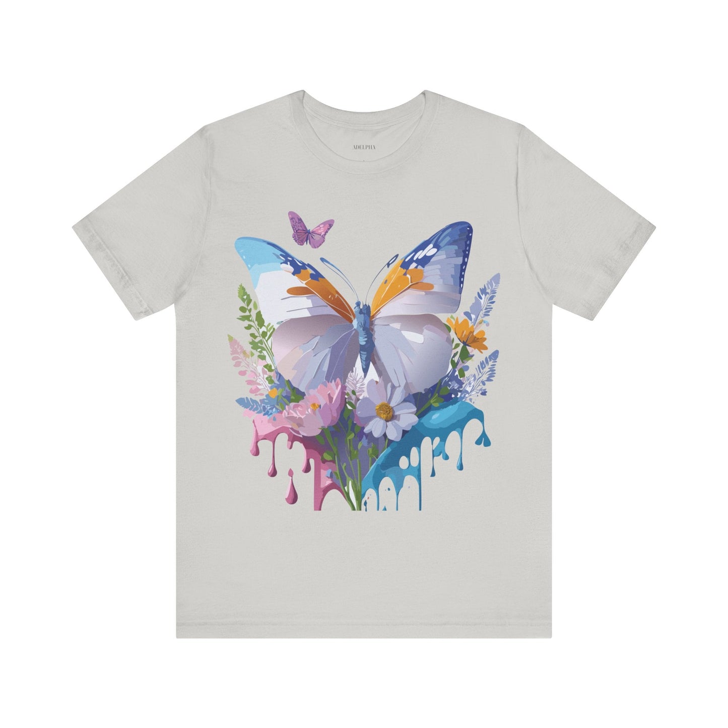 Butterfly Graphic Tee From Adelpha Vintage Artwork Unisex Short Sleeve Shirt