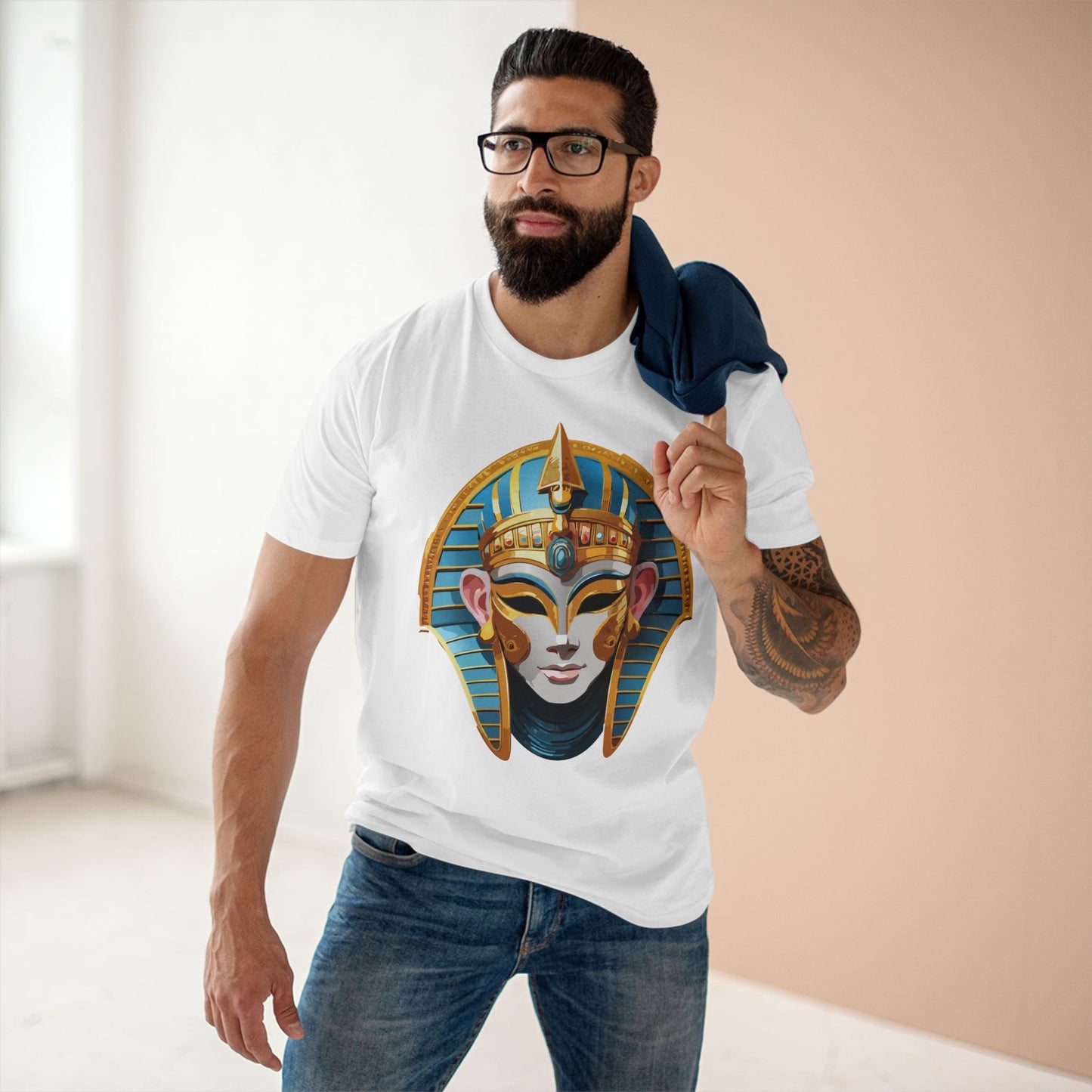 Mask Graphic Unisex 100 Cotton Staple Tee 24