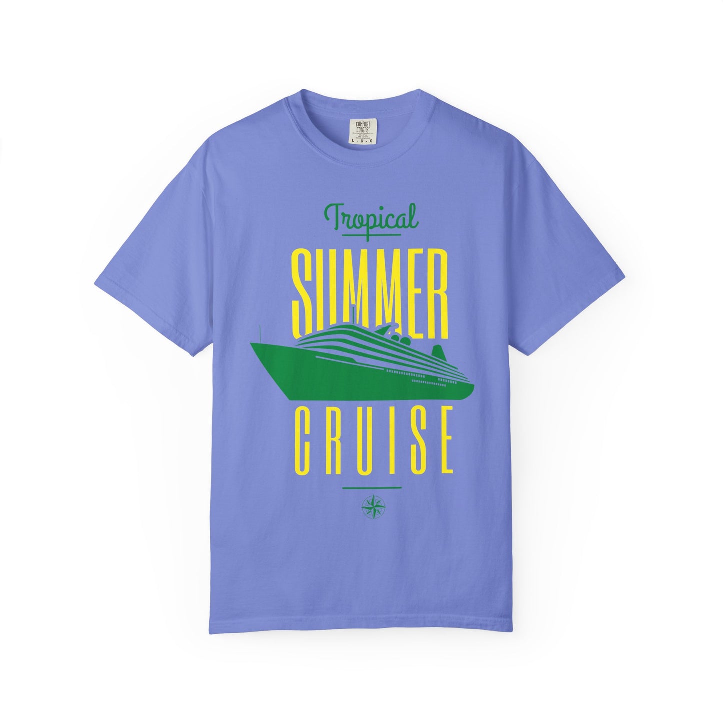Unisex Garment Dyed T Shirt Relaxed Fit Comfort Colors 1717 Heavyweight 100 Percent Cotton