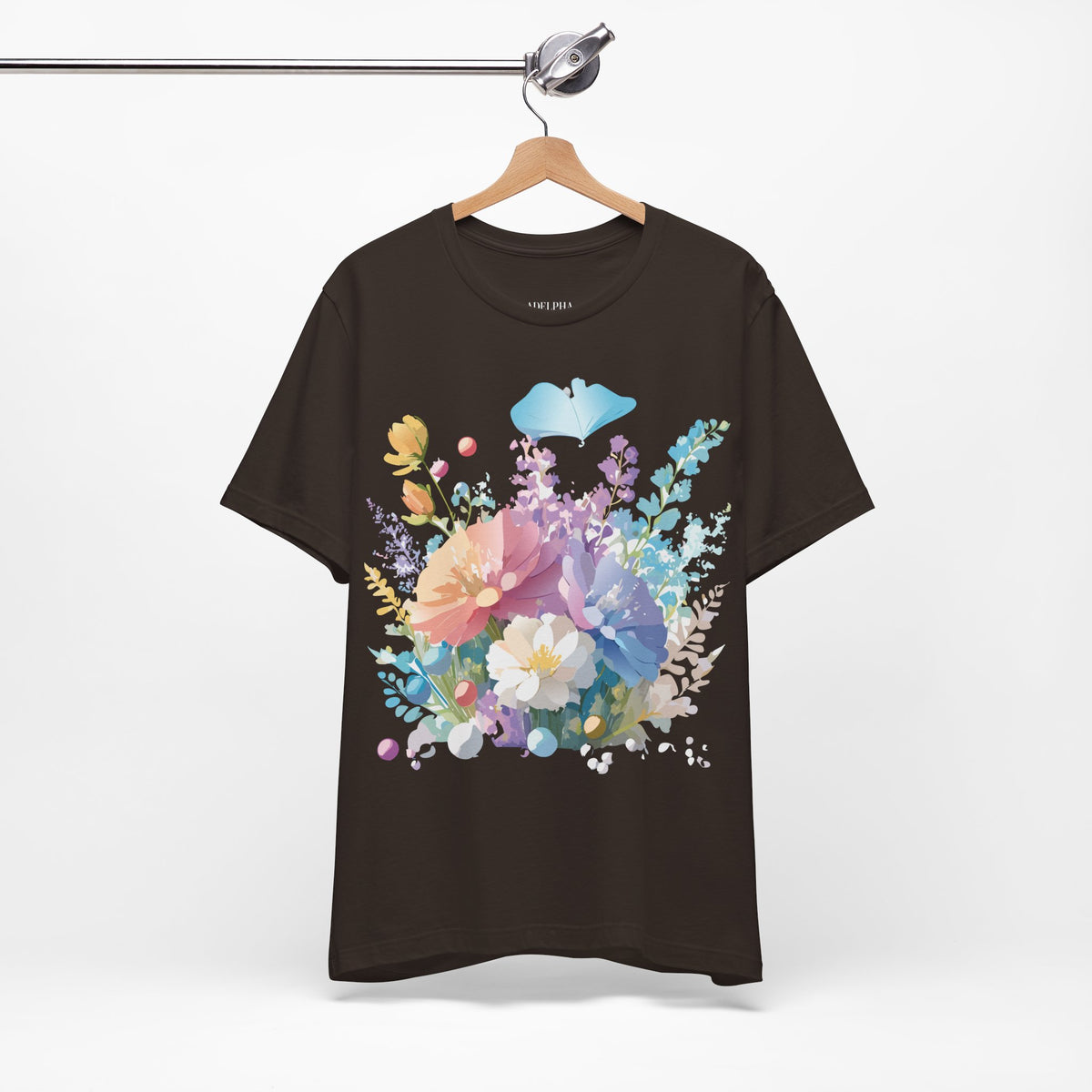 Floral Graphic Tee Shirt - Bella+Canvas Unisex 100 Cotton 9