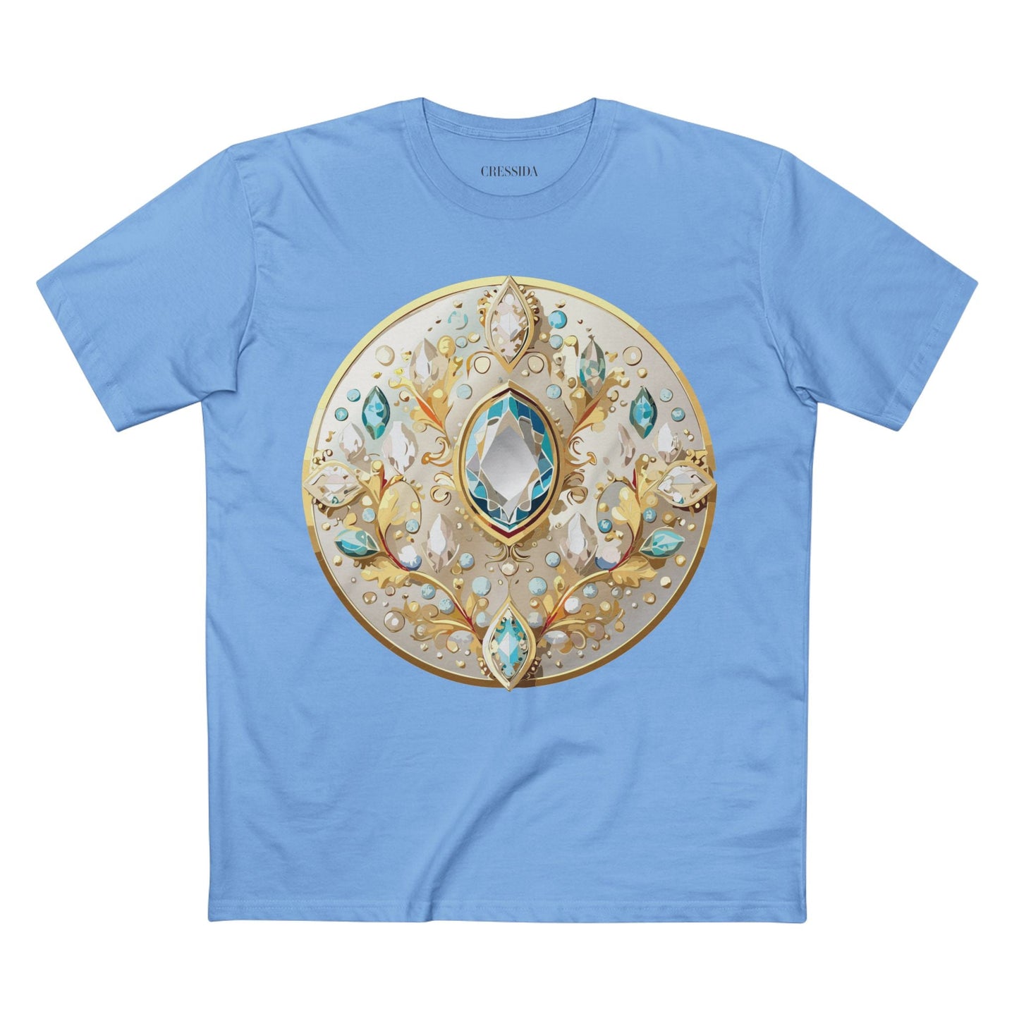 Medallion Graphic T-Shirt Unisex 100 Cotton With Gold Art Design Medal Tee 22