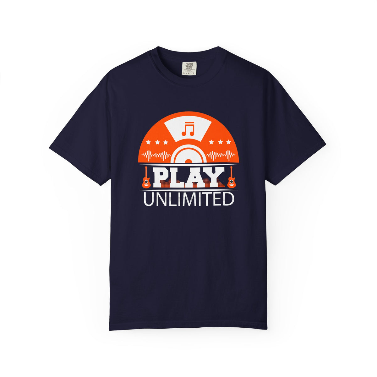 Play Unlimited music vinyl graphic T-Shirt Retro record player Unisex Cotton Tee 079