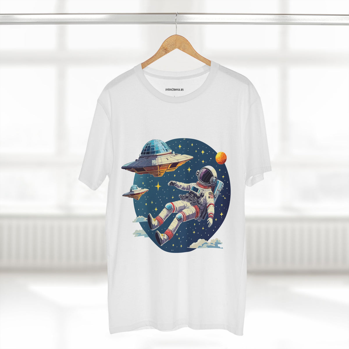 Cosmos Astronaut Graphic Tee Staple Unisex 100 Cotton Tee Shirt - CS-26