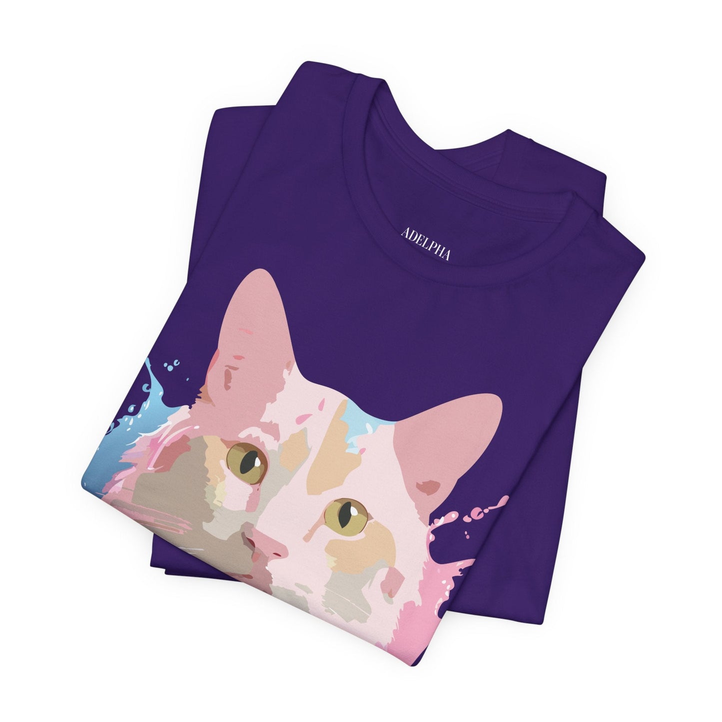 Cat Graphic Tee Unisex Shirt With Vintage Artwork From Adelpha