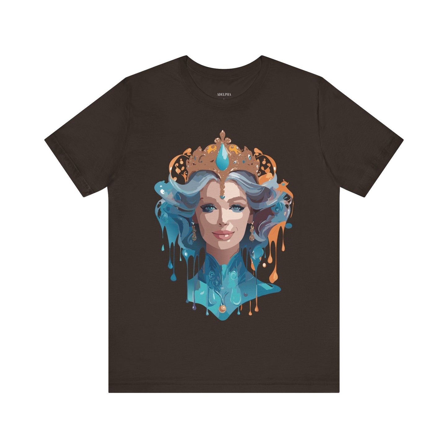 Queen Graphic Tee Unisex Adelpha Vintage Artwork Short Sleeve Premium Casual Wear