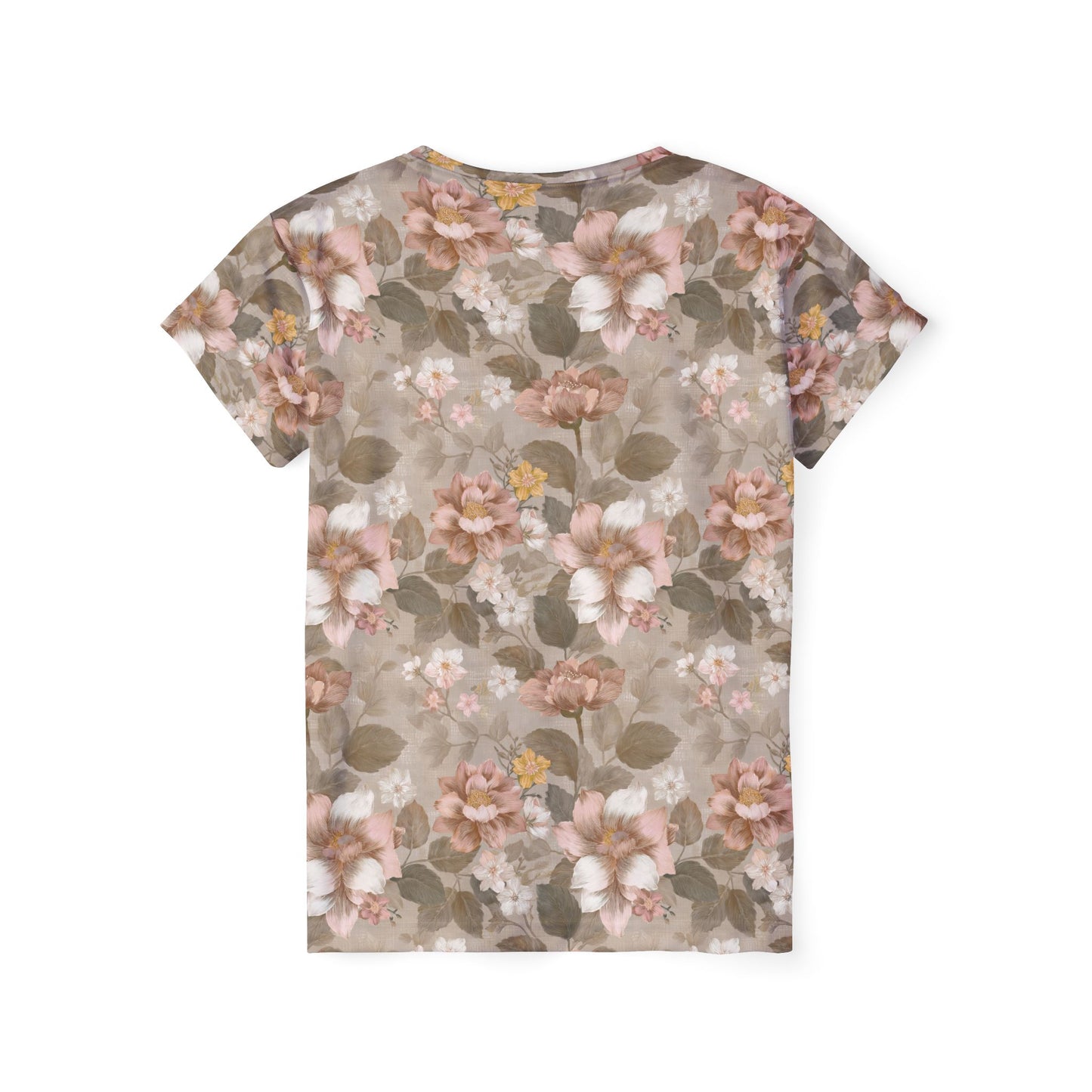 Women Poly Shirt with Floral Print F310