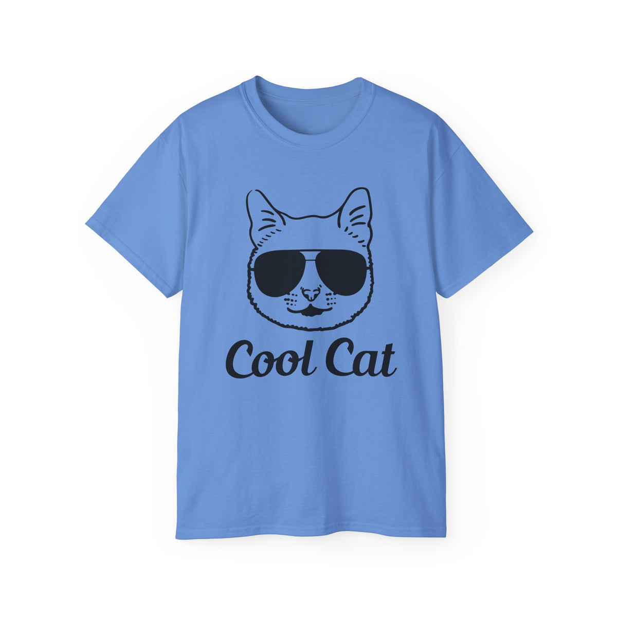 Cool Cat Sunglasses Tee | Cat Face Graphic Shirt