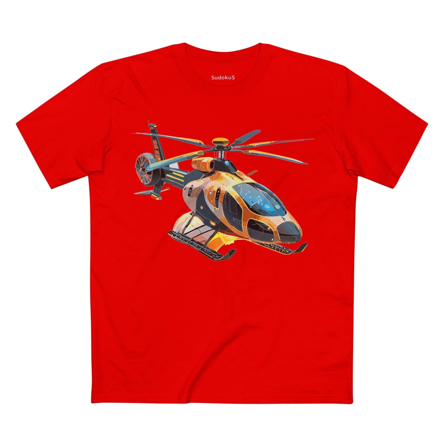 Chopper Graphic Unisex 100 Cotton Staple Tee 6
