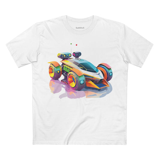 Car Graphic Unisex 100 Cotton Staple Tee 26