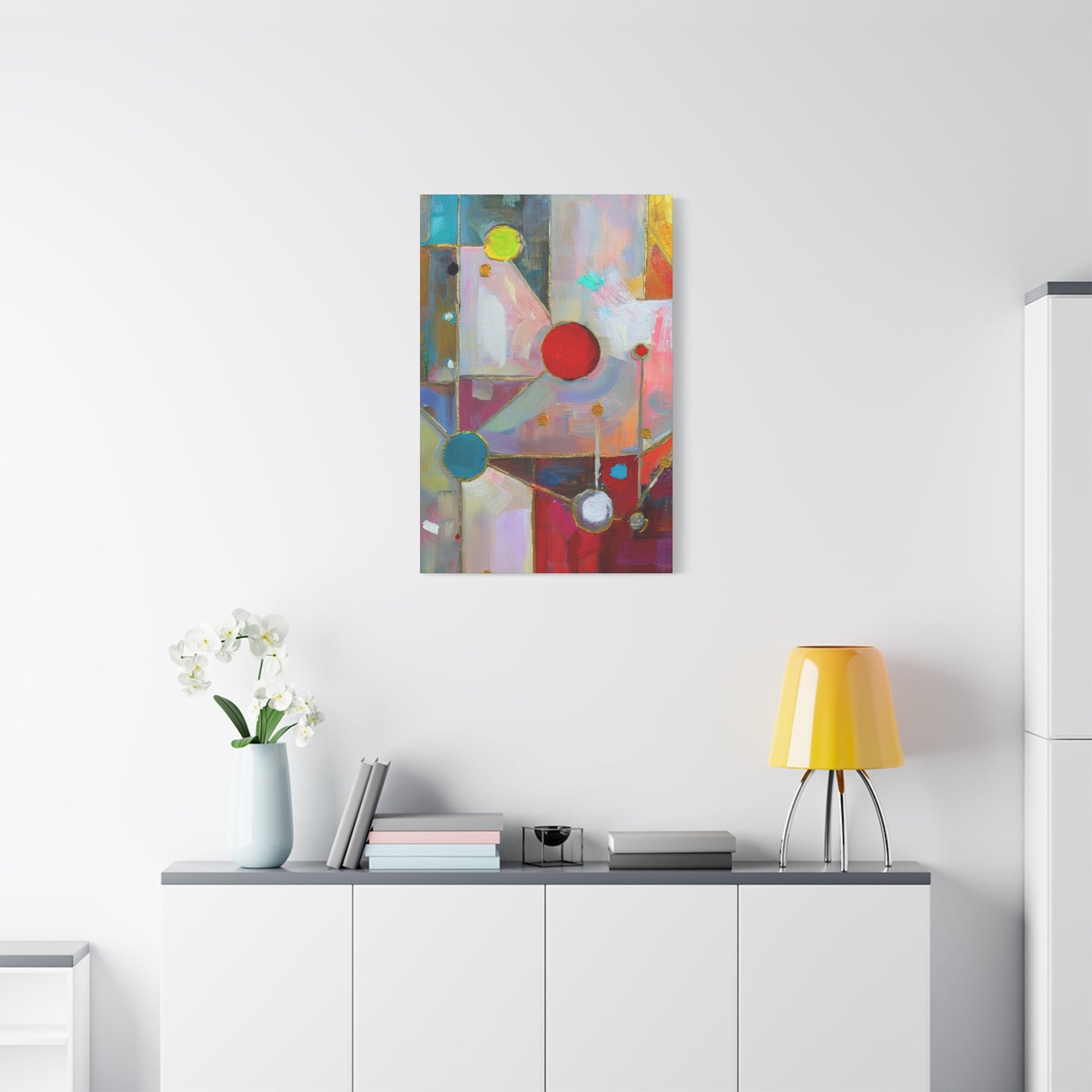 Abstract Oil Painting Print Canvas 20x24,20x30,24x30 24x32,24x36,30x40 32x48,36x48,40x60 Pine-Wood Inner Frame ABS-175