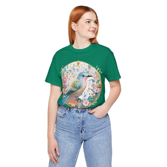Medallion Graphic Unisex 100 Cotton Vintage Animal Medal Artwork Tee 77