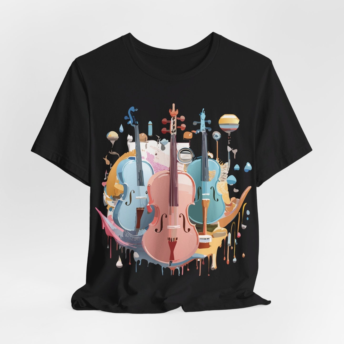 Music Graphic Tee Unisex Jersey Short Sleeve With Vintage Inspired Artwork By Adelpha