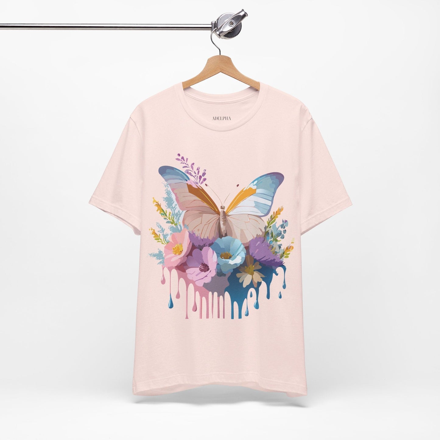 Butterfly Graphic Tee Unisex Short Sleeve Adelpha Artwork Vintage Inspired