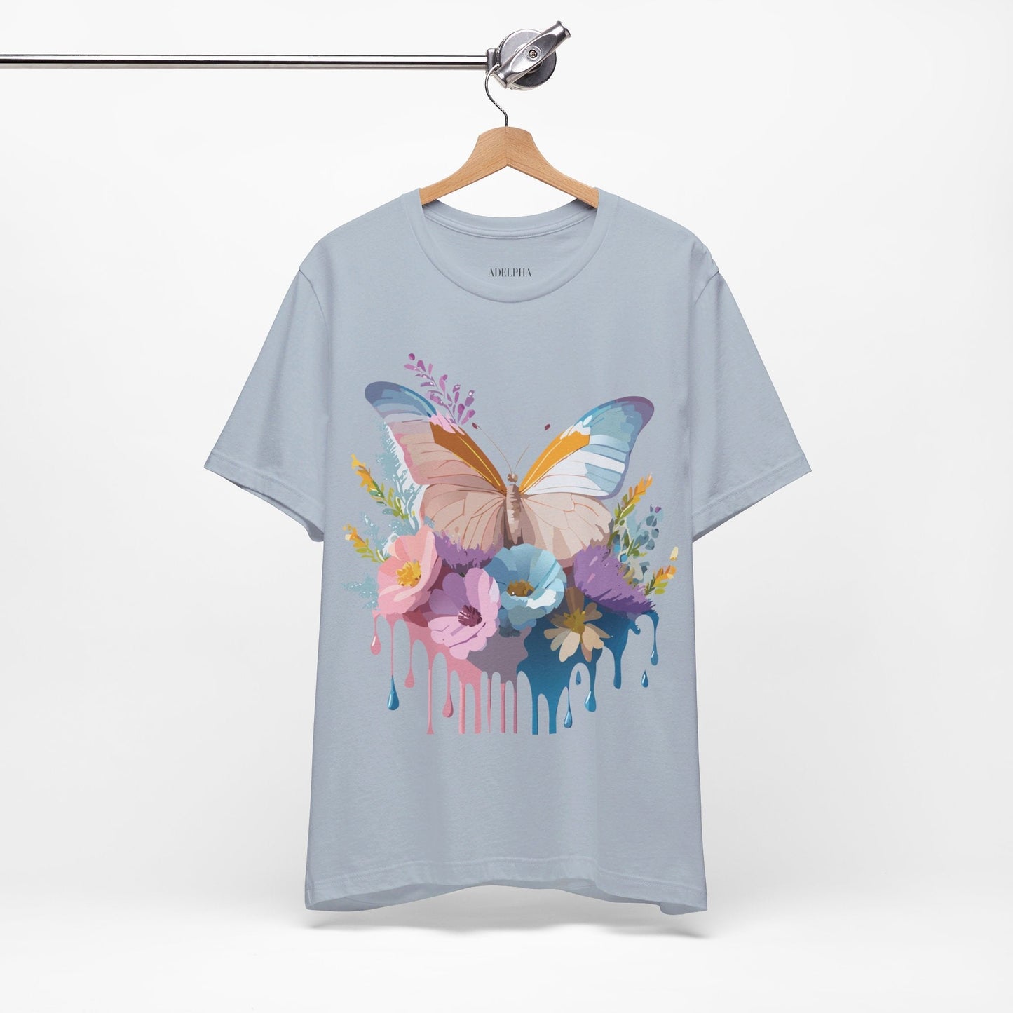 Butterfly Graphic Tee Unisex Short Sleeve Adelpha Artwork Vintage Inspired