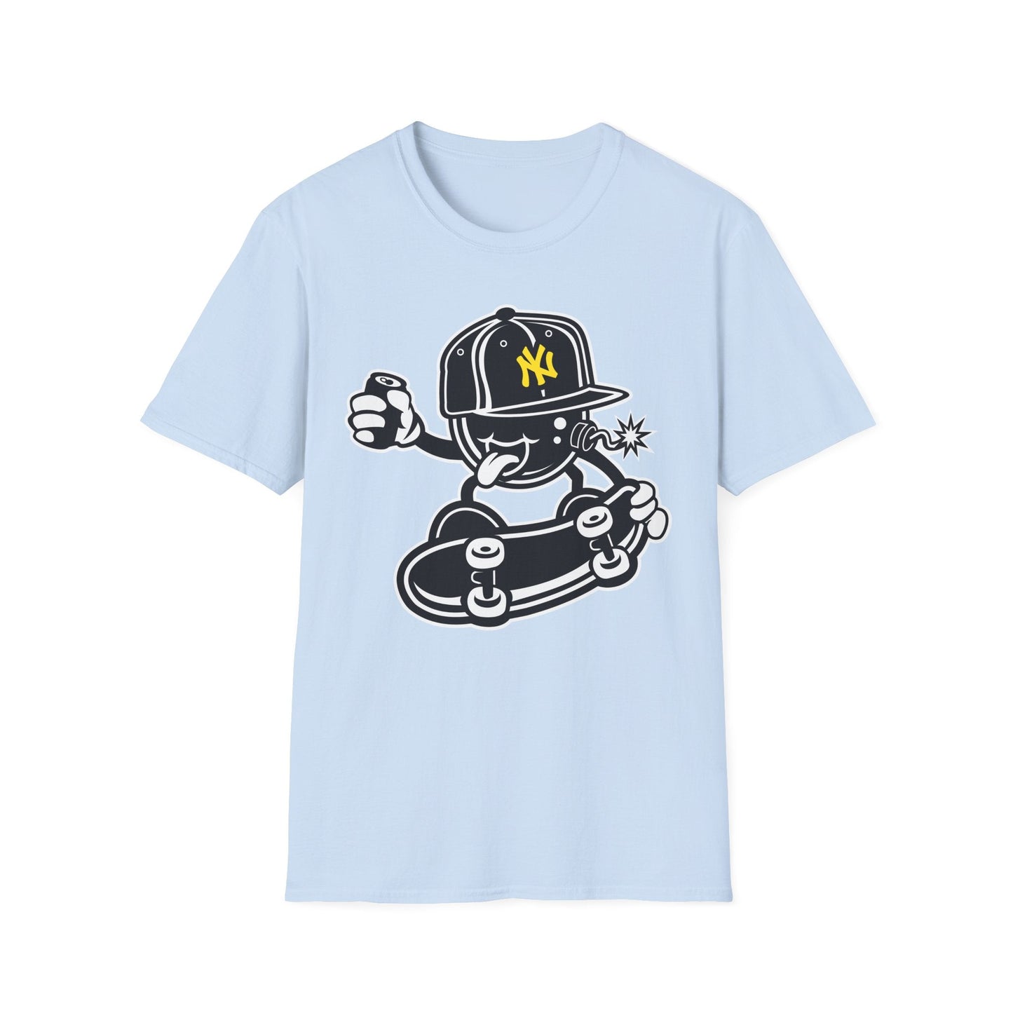 Cartoon T Shirt Animation Tee Funny Unisex Gildan Softstyle 64000 Cotton Breathable Lightweight Tee