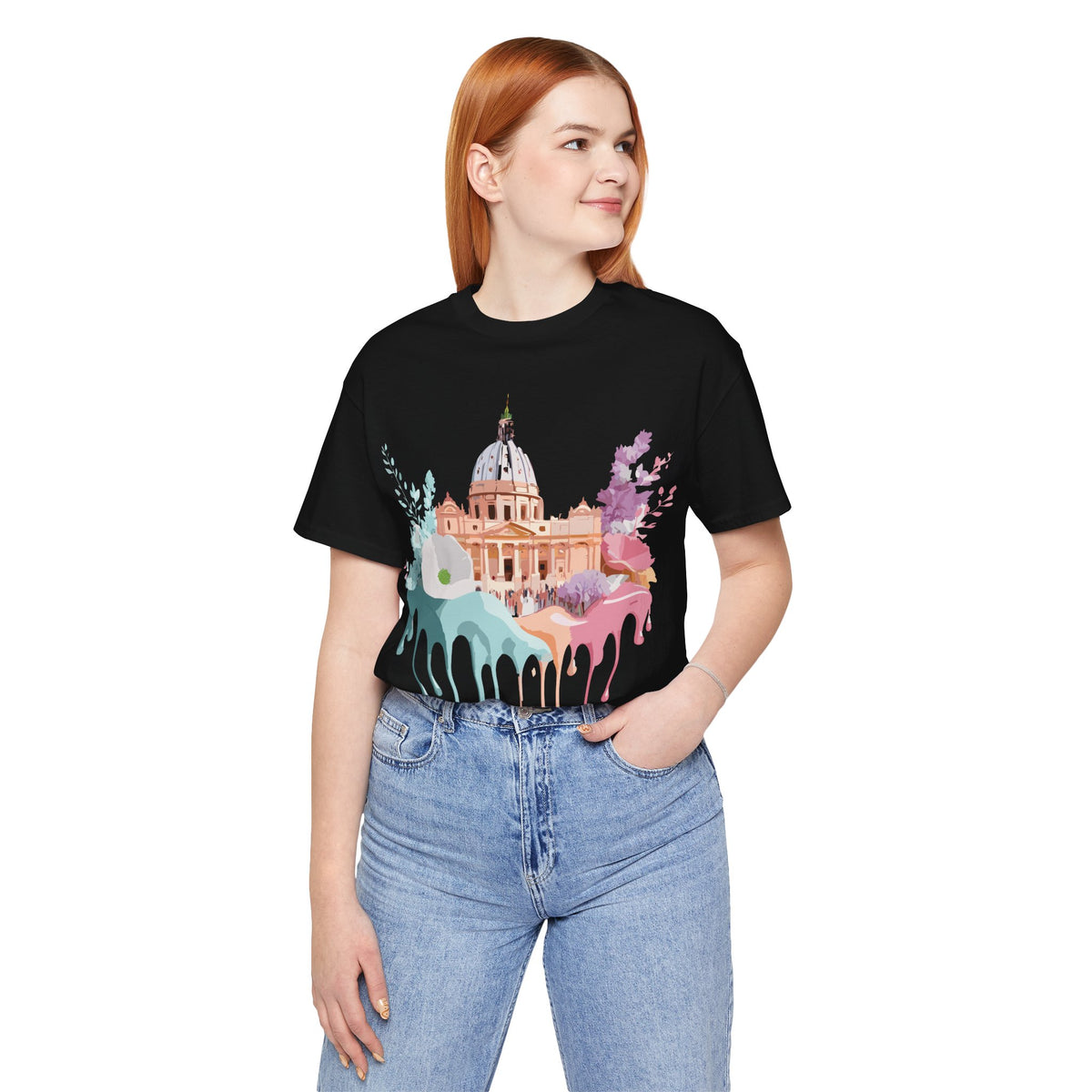 Unisex Cotton Bella+Canvas Tee with Rome