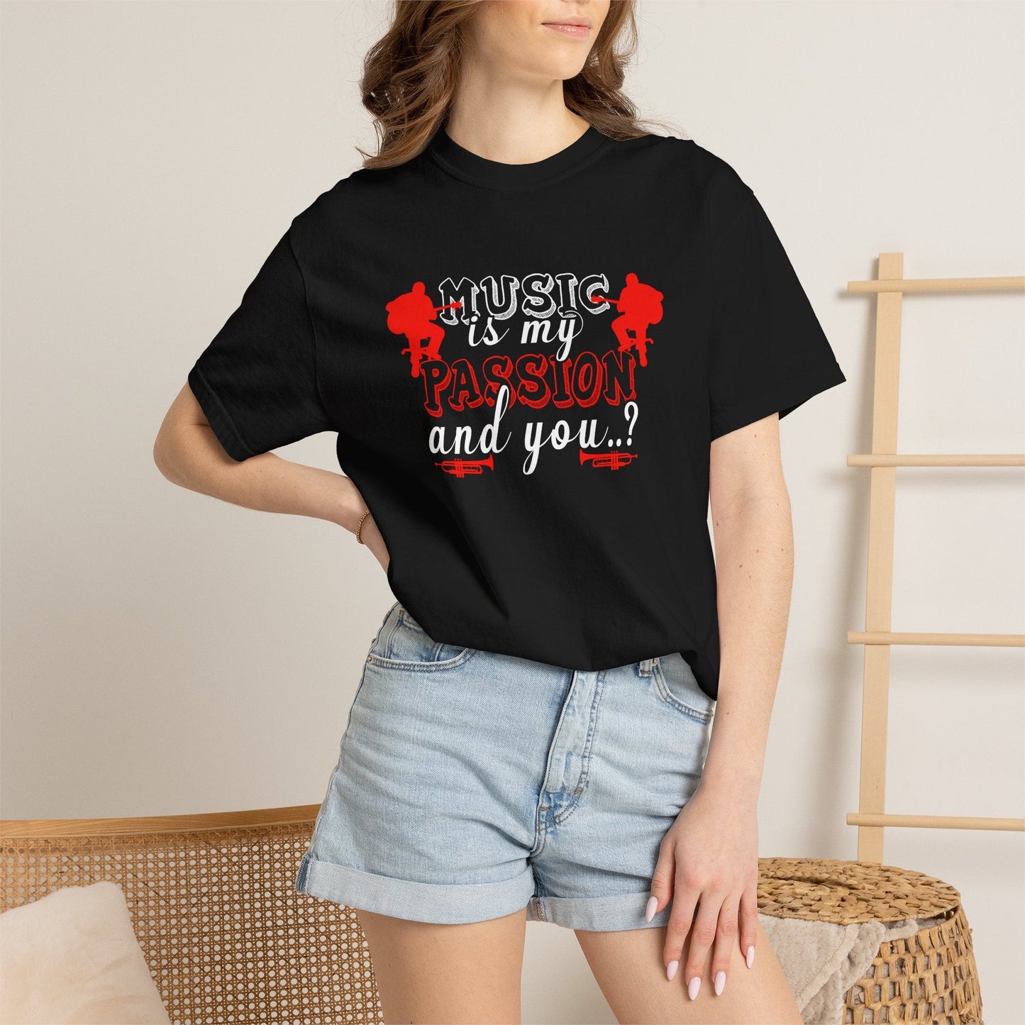 Music Graphic Design Unisex Cotton T-shirt 070