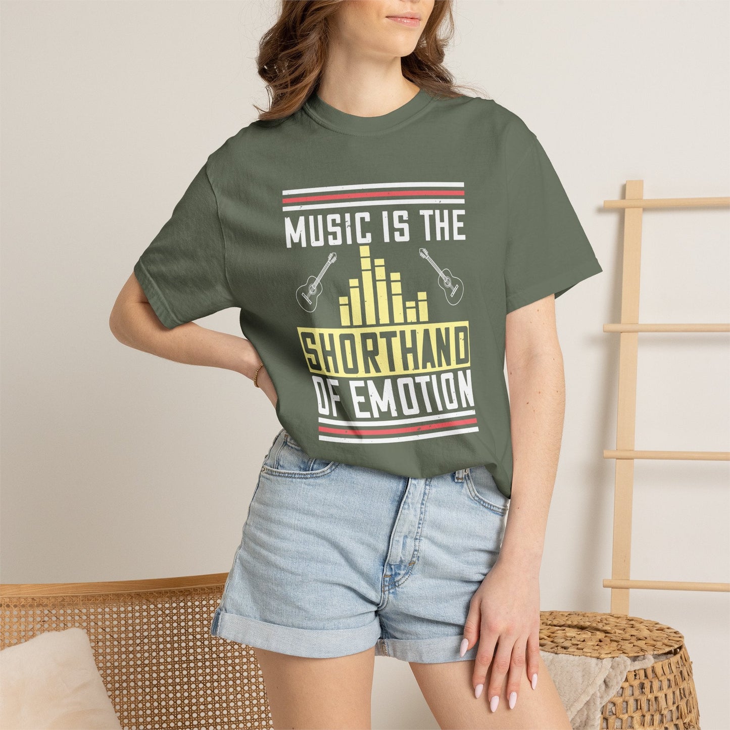 Music Graphic Design Unisex Cotton T-shirt m34