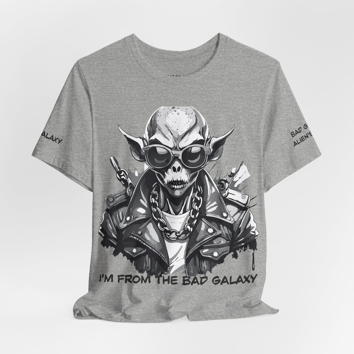Alien Graphic Unisex Cotton Bella+Canvas Tee with Art Design b60