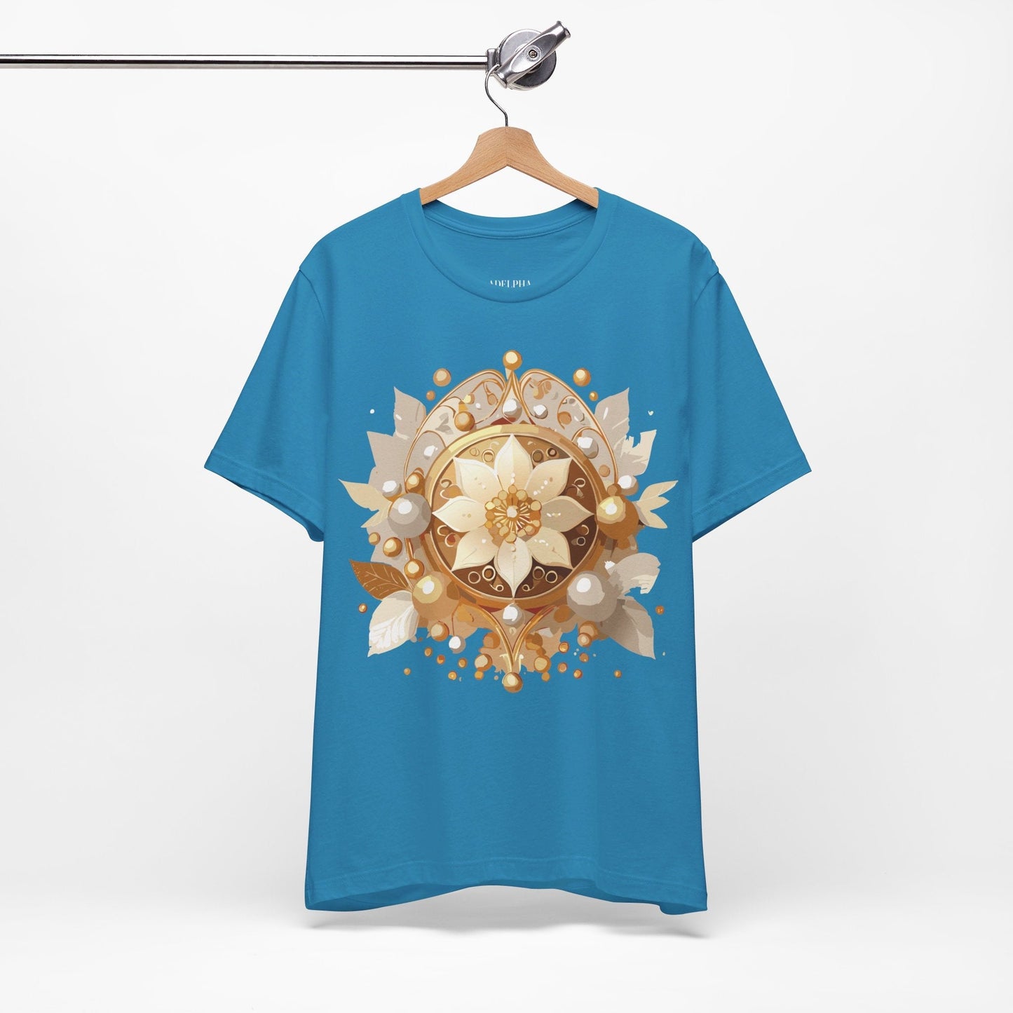 Jewelry Graphic Unisex 100 Cotton Vintage Treasure Art T-Shirt 47