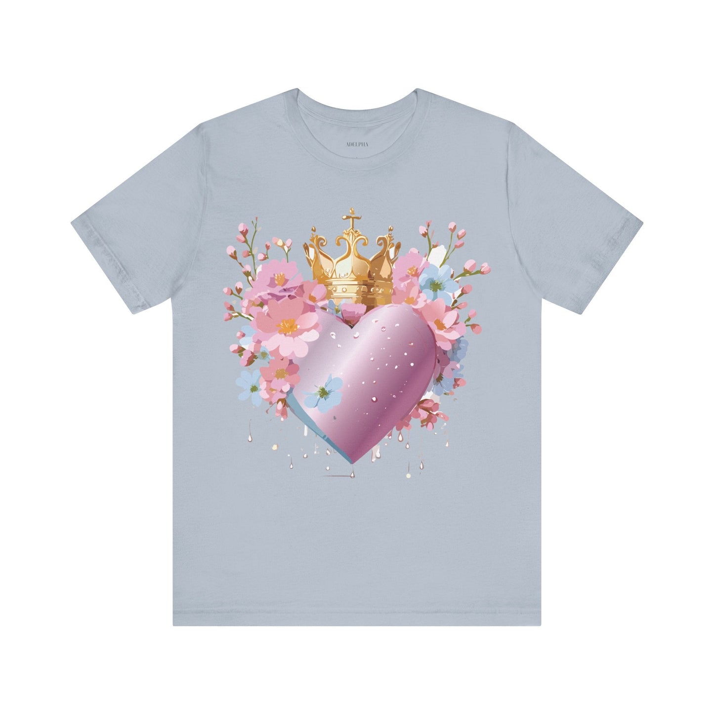 Valentine Graphic Tee Unisex Jersey Short Sleeve By Adelpha Vintage Inspired Artwork
