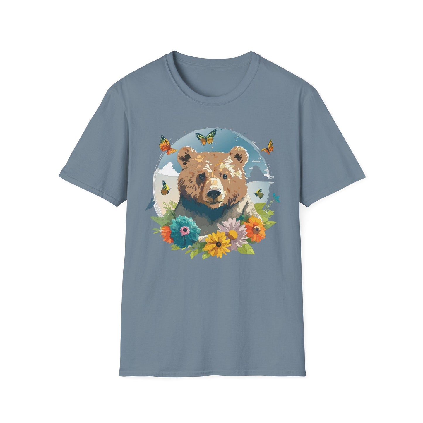 Bear T Shirt Unisex Teddy Bear Tee Softstyle 64000 Ring Spun Cotton Tee Lightweight Breathable