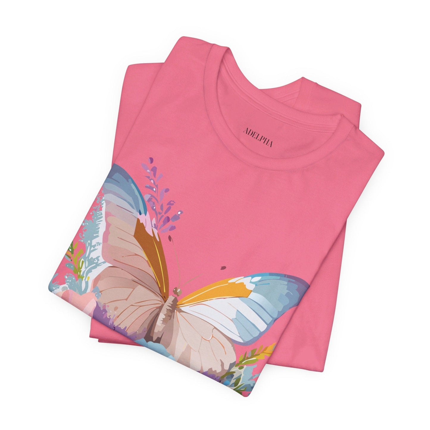 Butterfly Graphic Tee Unisex Short Sleeve Adelpha Artwork Vintage Inspired
