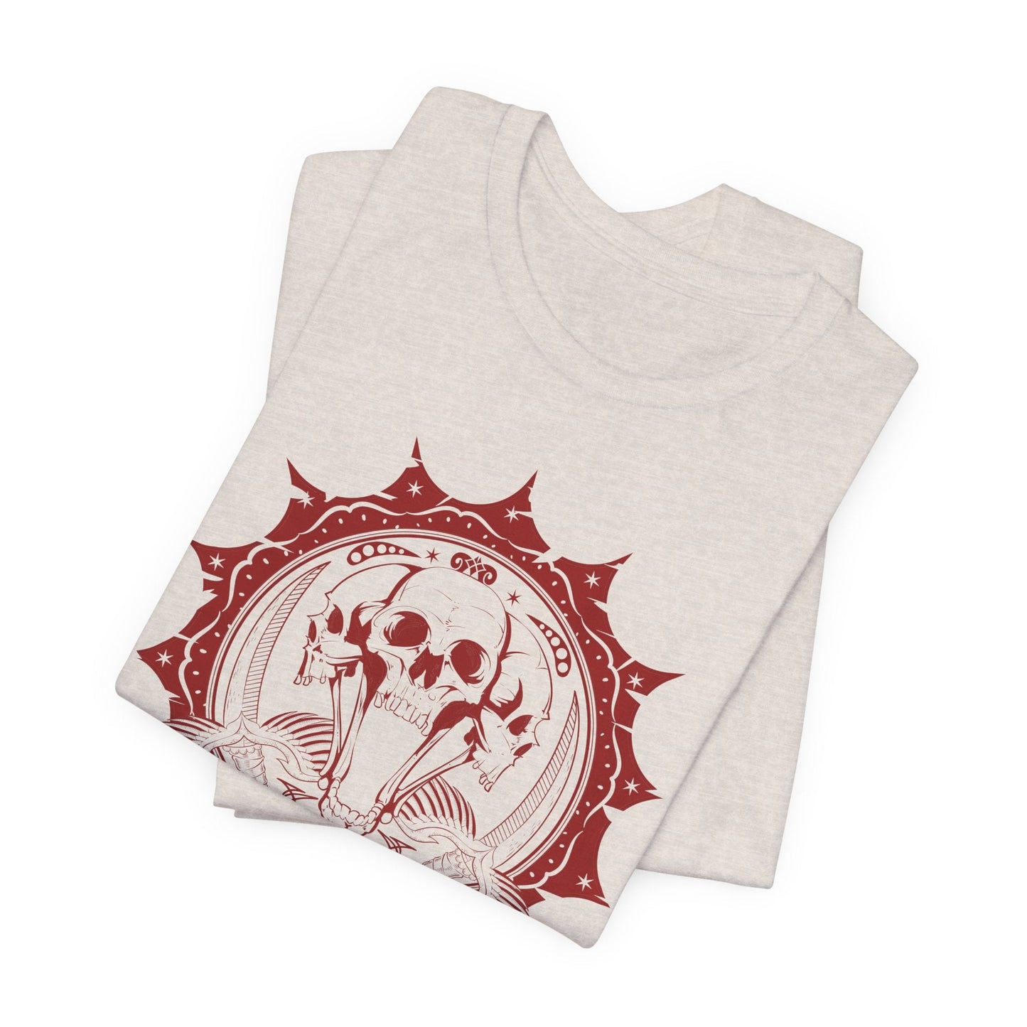 Skull Elephant Mandala Tee Boho Skull Graphic Shirt Art-51