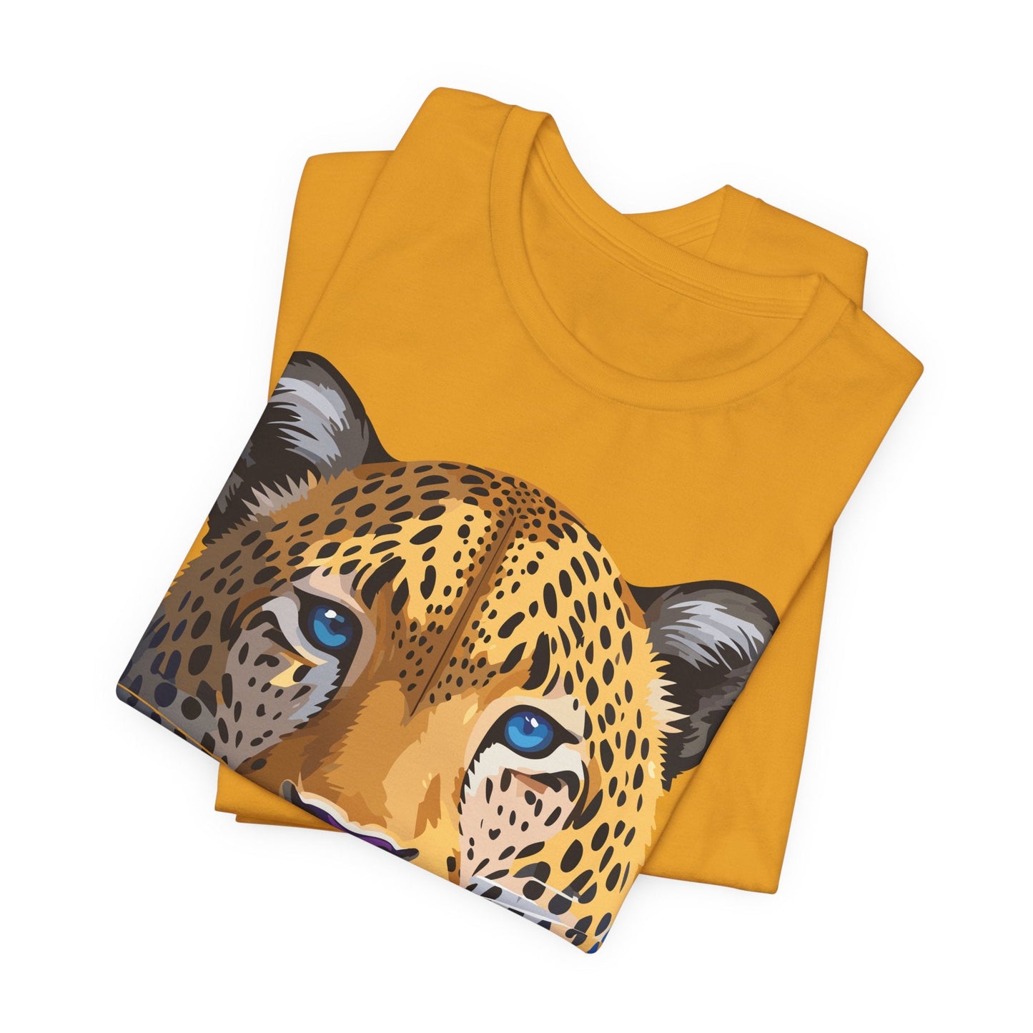 Unisex Animal Graphic Tee Shirt With Wildlife Art Design For Everyday Comfort Short Sleeve