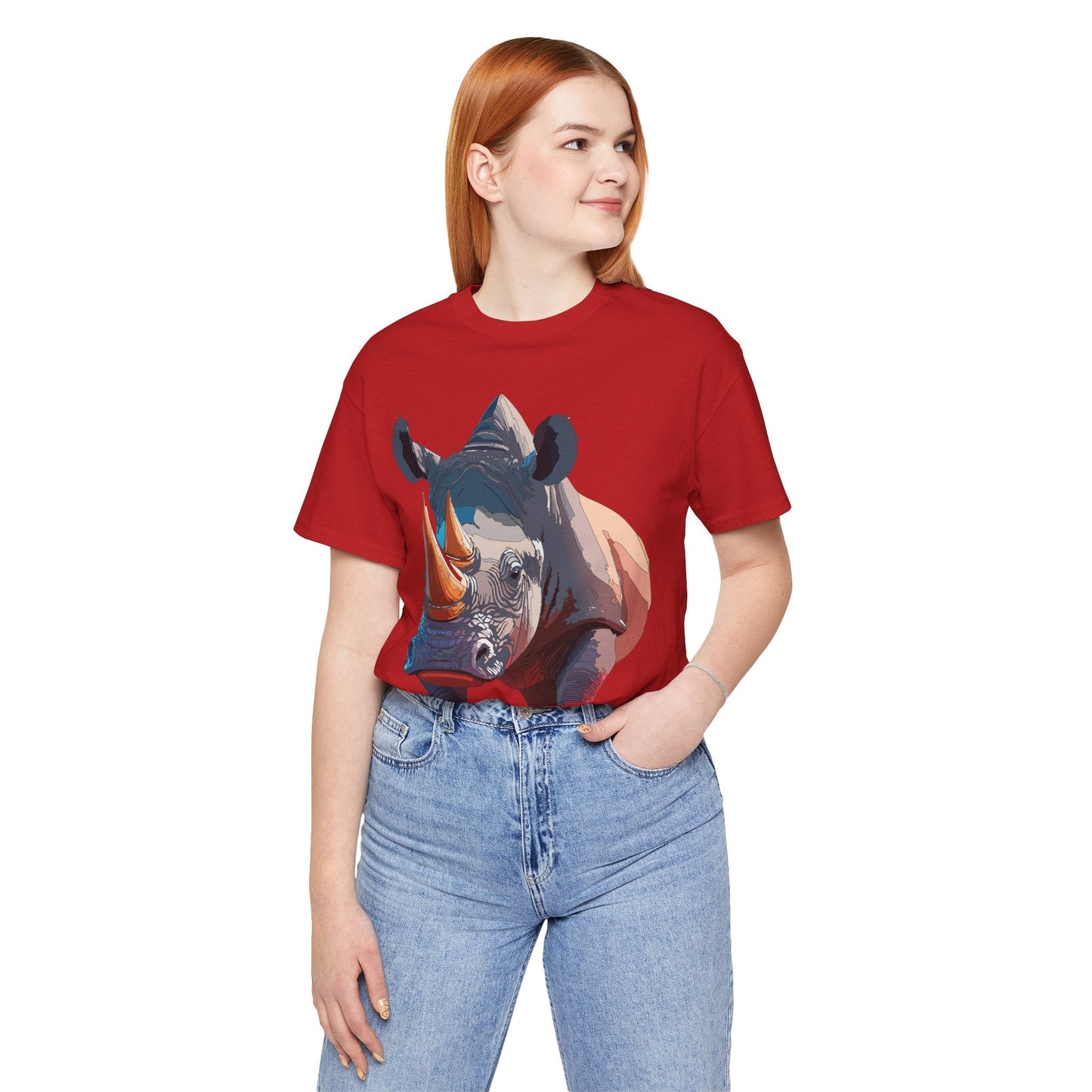 Unisex Animal Shirt Tee With Art Design Wild Animals Gildan Softstyle 64000 Graphic Tee